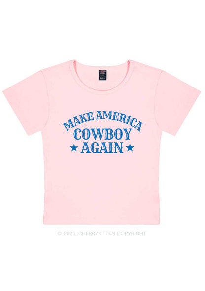 Cowboy Again Y2K Baby Tee Cherrykitten