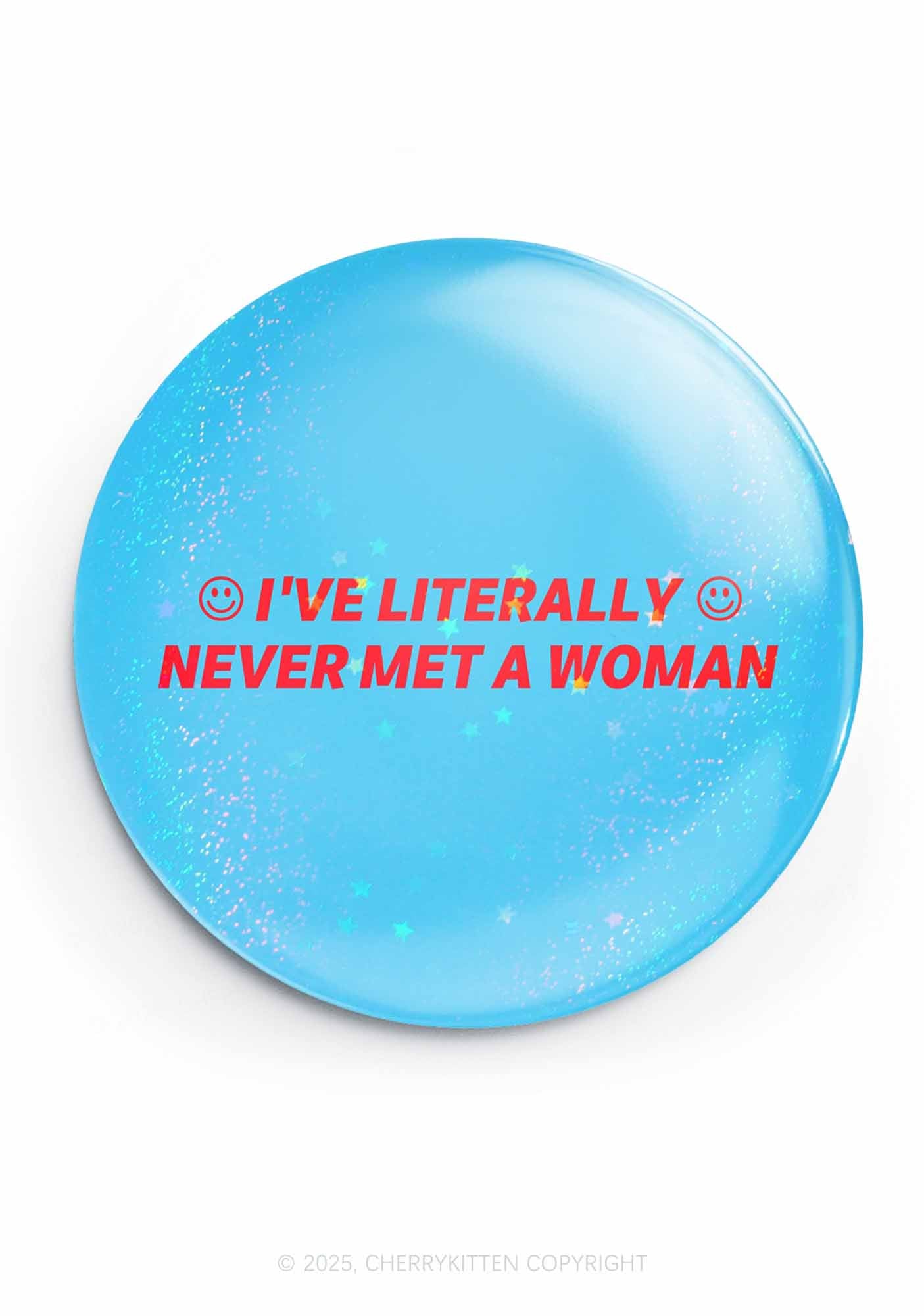 Never Met Woman Pride 1Pc Y2K Pin Badge Cherrykitten