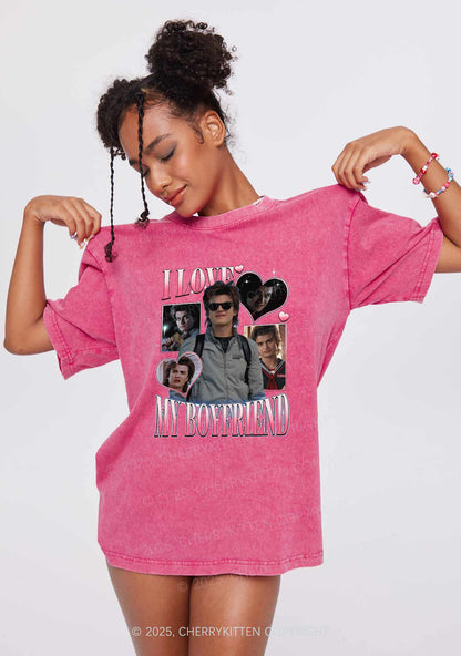 I Love My BF SH Y2K Shirts Washed Tee Cherrykitten