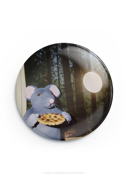 Pizza Rat 1Pc Y2K Pin Badge Cherrykitten