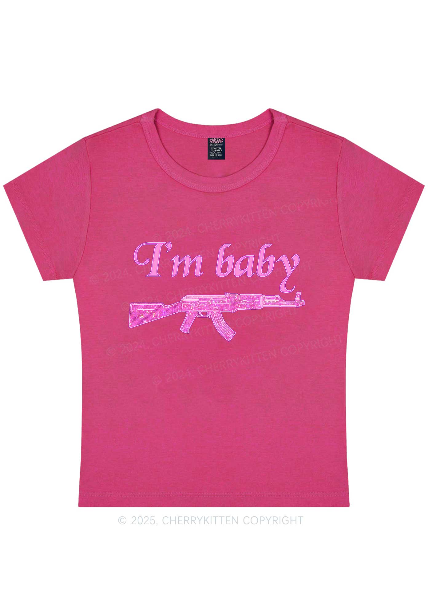 I Am Baby Y2K Baby Tee Cherrykitten
