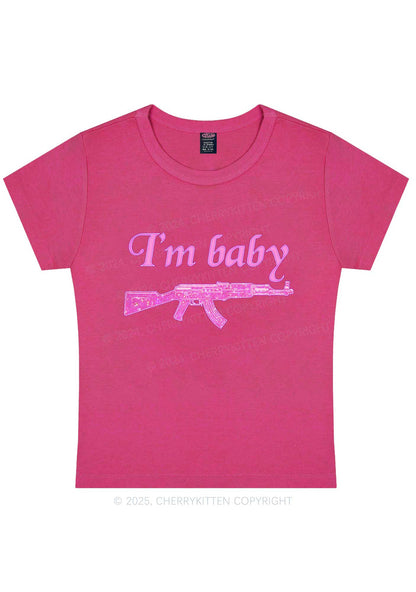 I Am Baby Y2K Baby Tee Cherrykitten