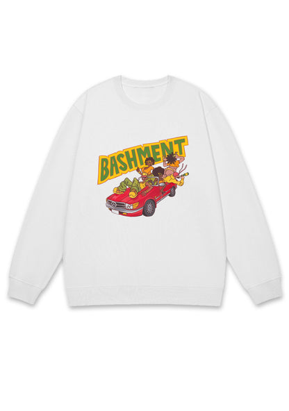 Bashment Red Car Y2K Sweatshirt