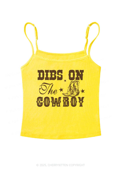 Dibs On The Cowboy Y2K Spaghetti Strap Cami Cherrykitten