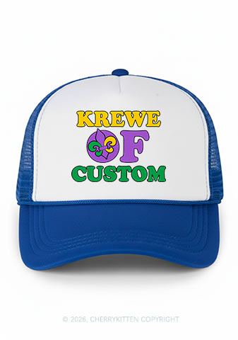 Krewe Of Custom Y2K Colorblock Trucker Hat Cherrykitten