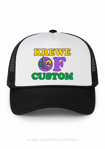 Krewe Of Custom Y2K Colorblock Trucker Hat Cherrykitten