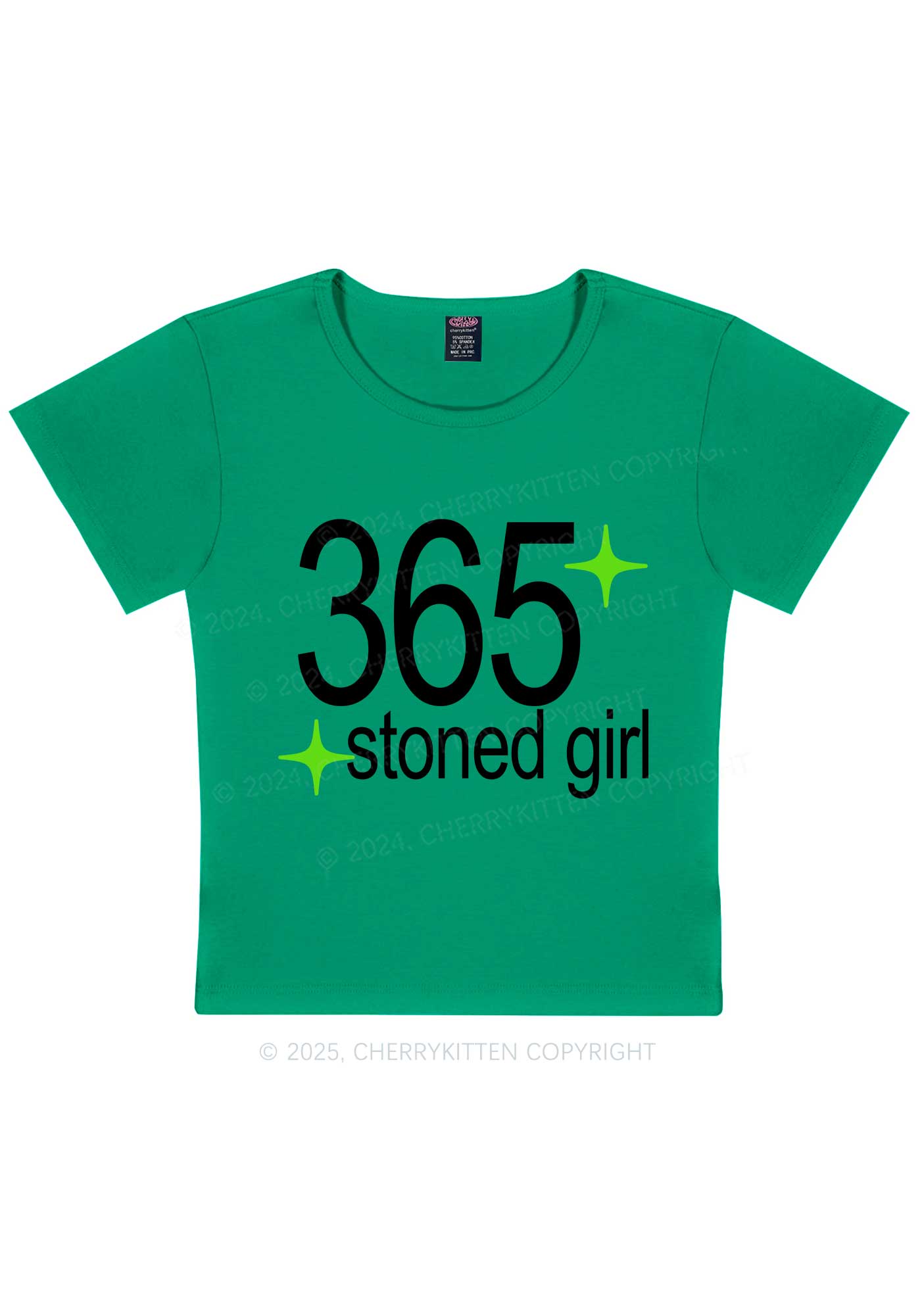 Stoned Girl Y2K Baby Tee Cherrykitten