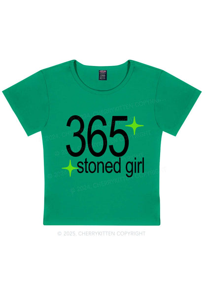 Stoned Girl Y2K Baby Tee Cherrykitten