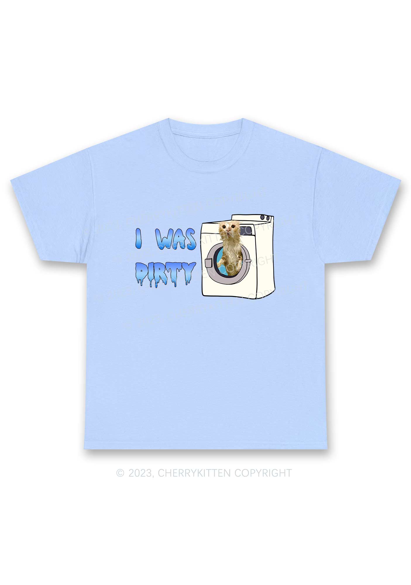 I Was Dirty Y2K Chunky Shirt Cherrykitten