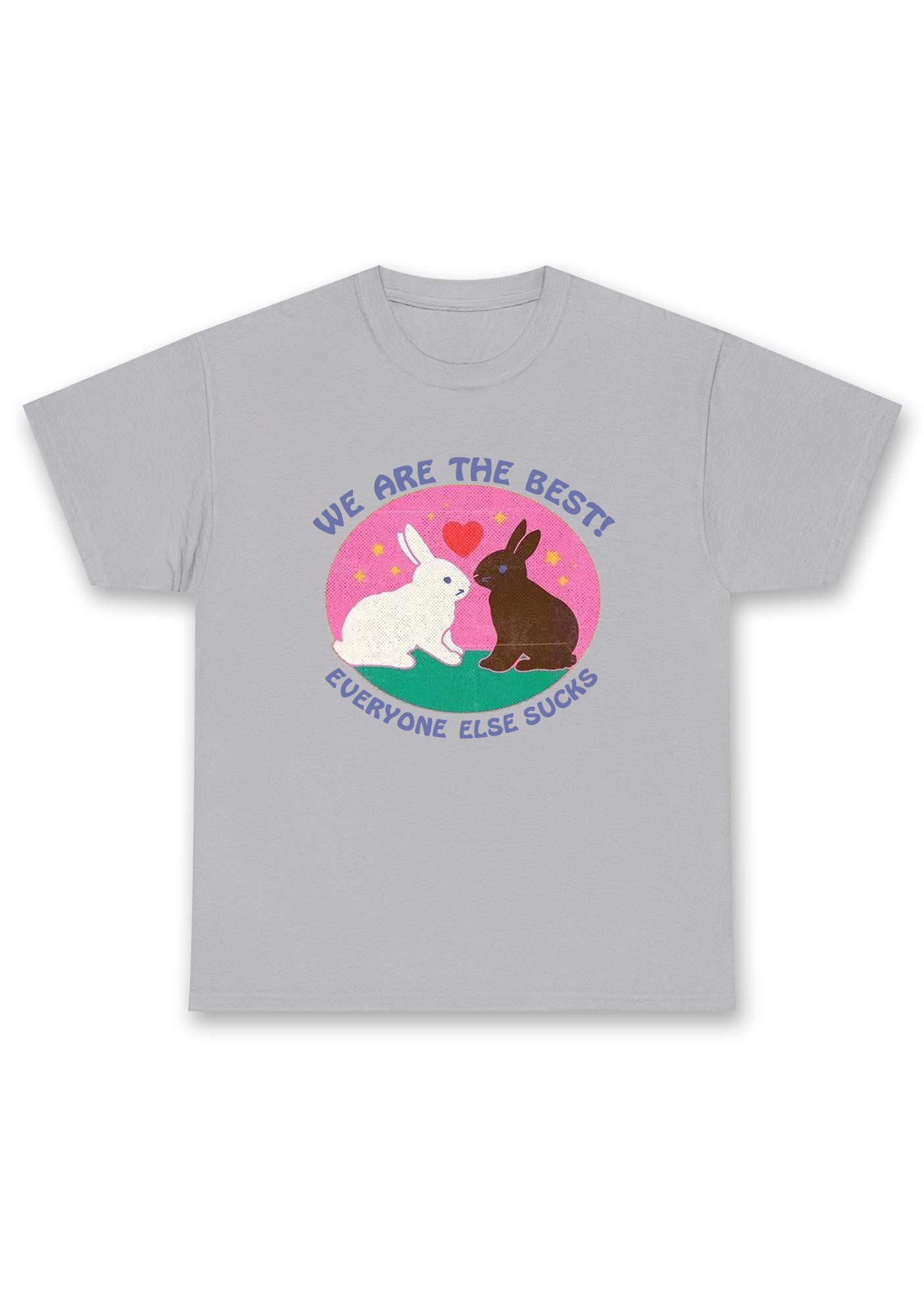 We Are The Best Rabbits Chunky Shirt