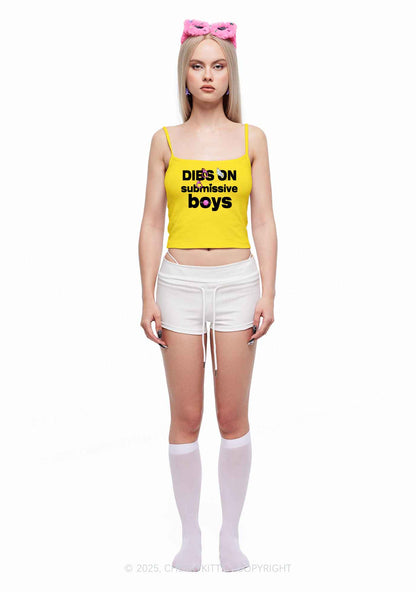 Dibs On S Boys Y2K Spaghetti Strap Cami Cherrykitten