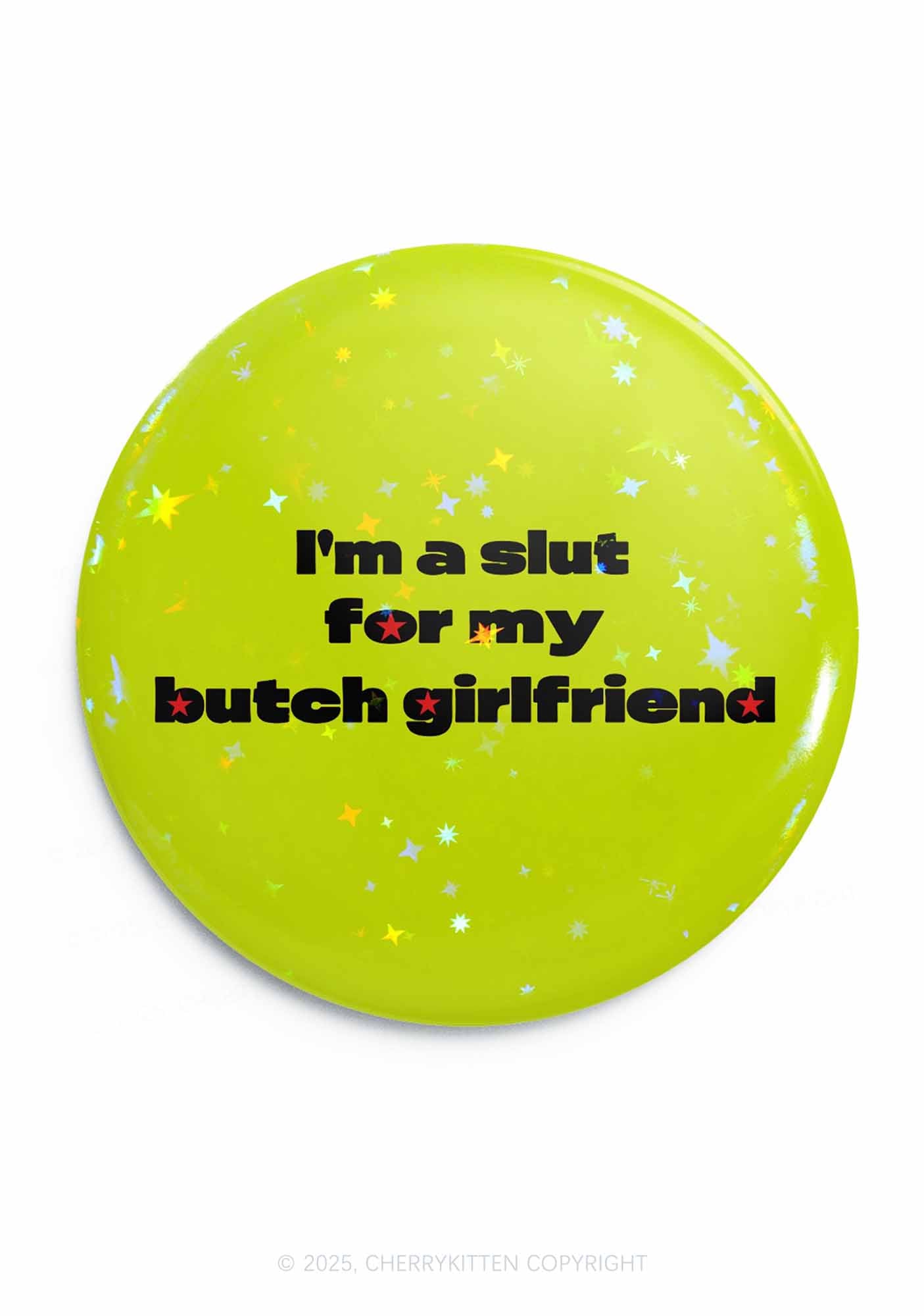 Slxt For Butch GF Pride 1Pc Y2K Pin Badge Cherrykitten