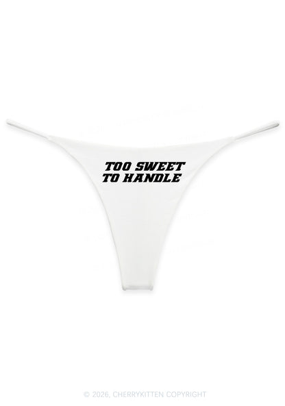 Too Sweet To Handle Y2K Bikini String Thong Cherrykitten