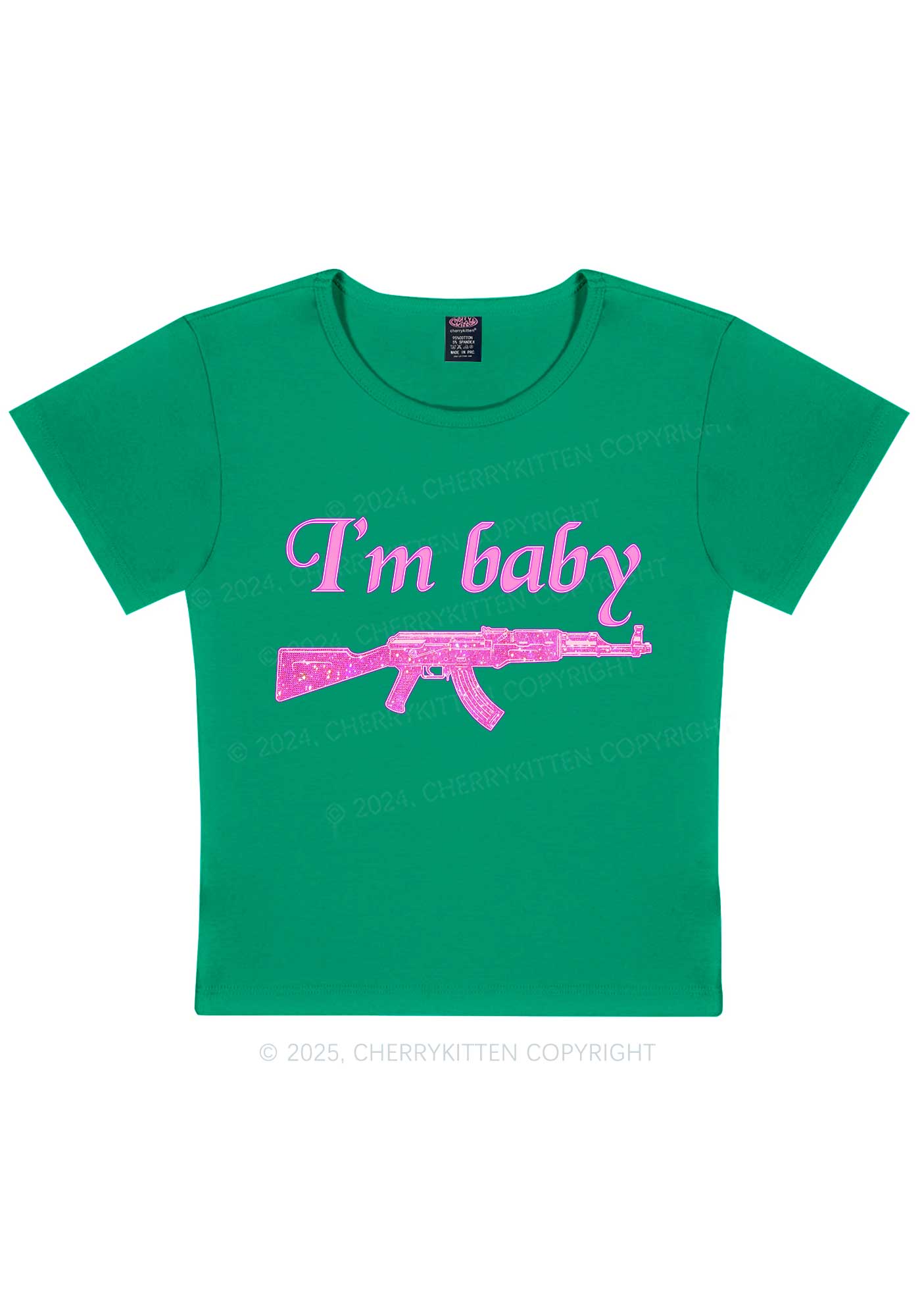 I Am Baby Y2K Baby Tee Cherrykitten