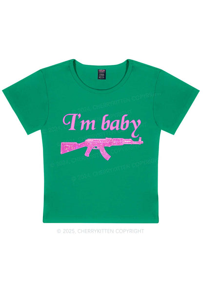 I Am Baby Y2K Baby Tee Cherrykitten