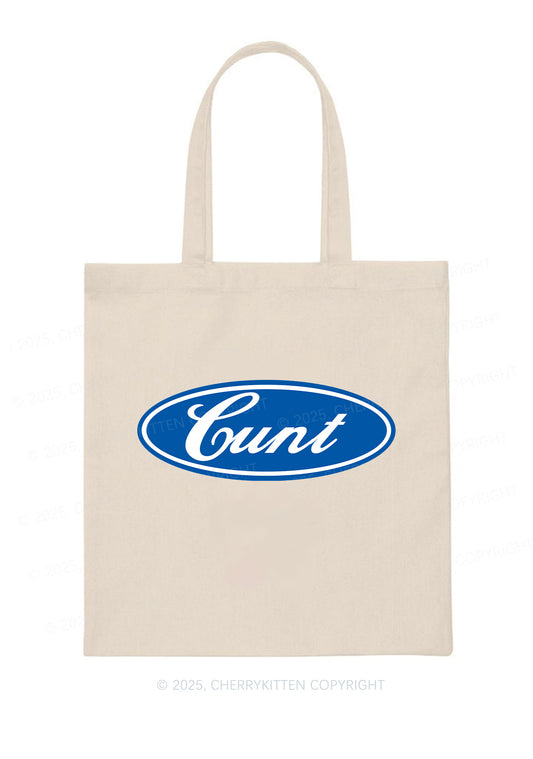 Oval Cxxt Y2K Canvas Tote Bag Cherrykitten