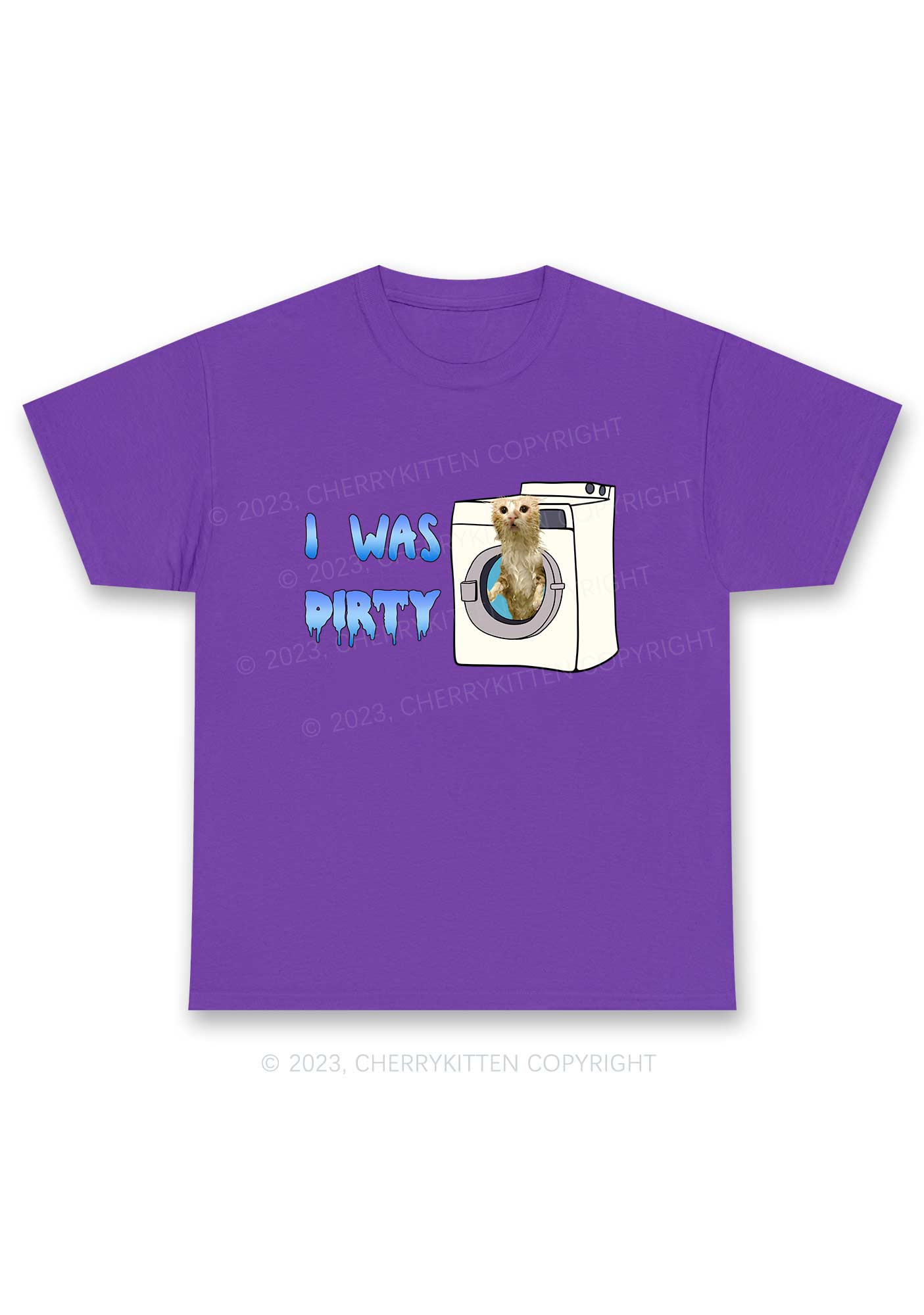 I Was Dirty Y2K Chunky Shirt Cherrykitten