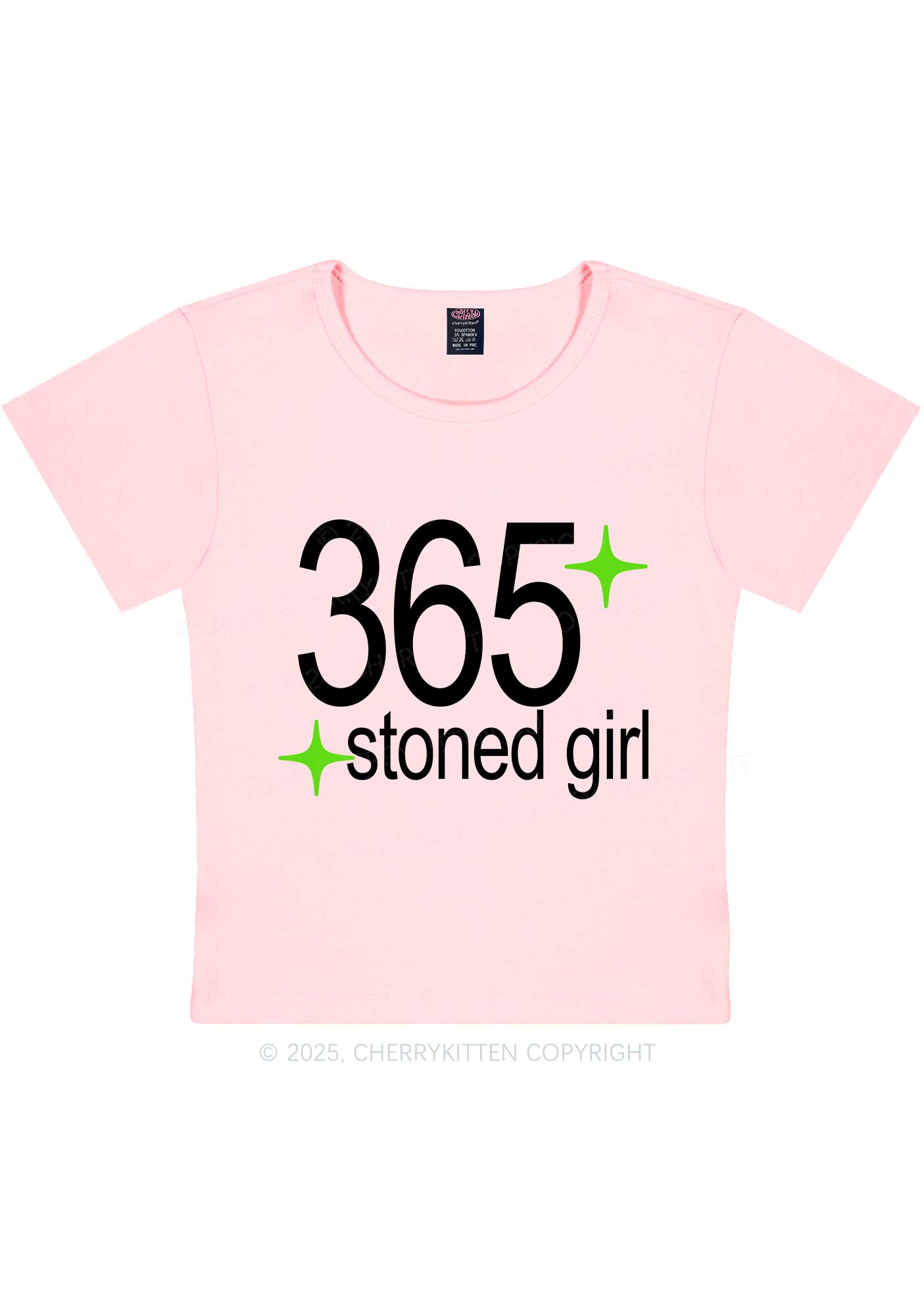 Stoned Girl Y2K Baby Tee Cherrykitten
