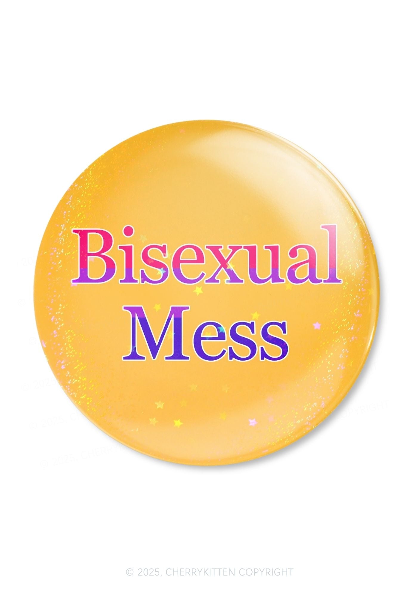 Bisexual Mess Pride 1Pc Y2K Pin Badge Cherrykitten