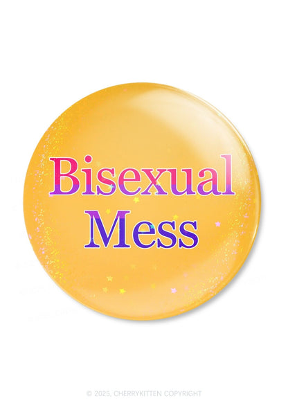 Bisexual Mess Pride 1Pc Y2K Pin Badge Cherrykitten