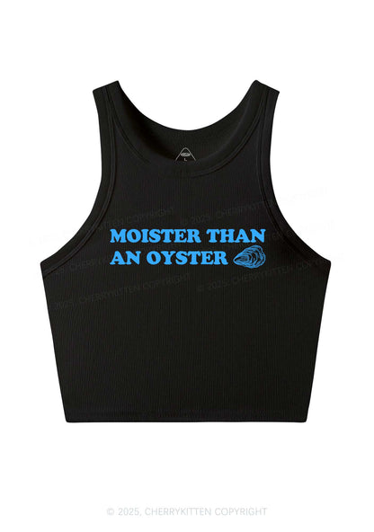 Moister Than An Oyster Y2K Crop Tank Top Cherrykitten