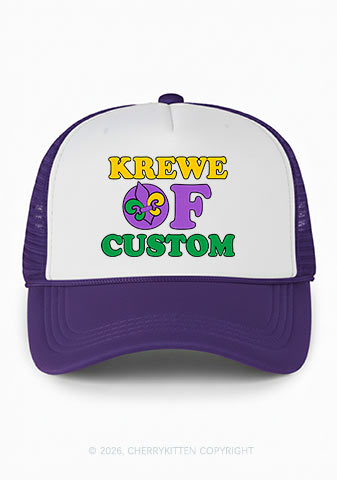 Krewe Of Custom Y2K Colorblock Trucker Hat Cherrykitten