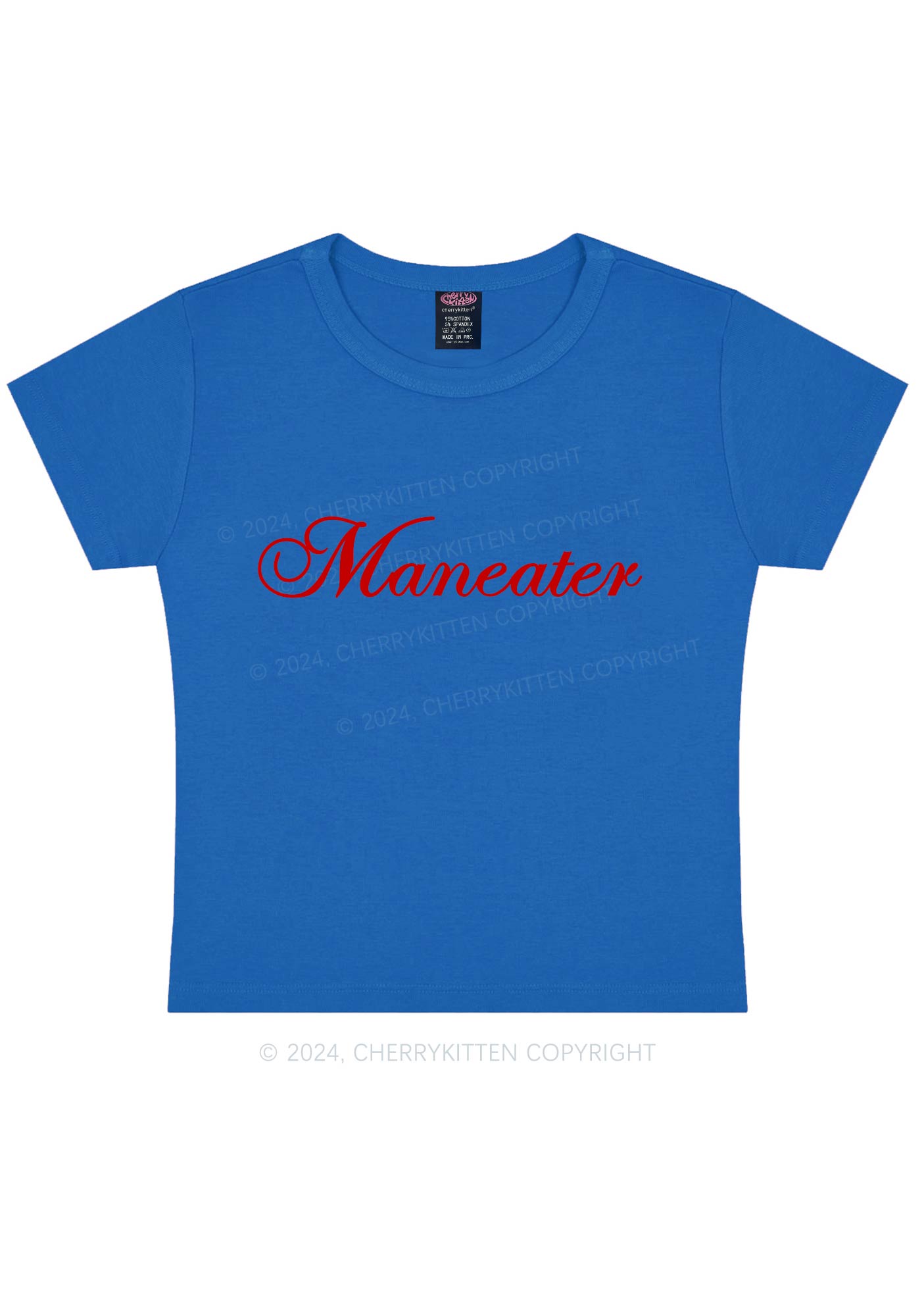 Maneater Y2K Baby Tee Cherrykitten