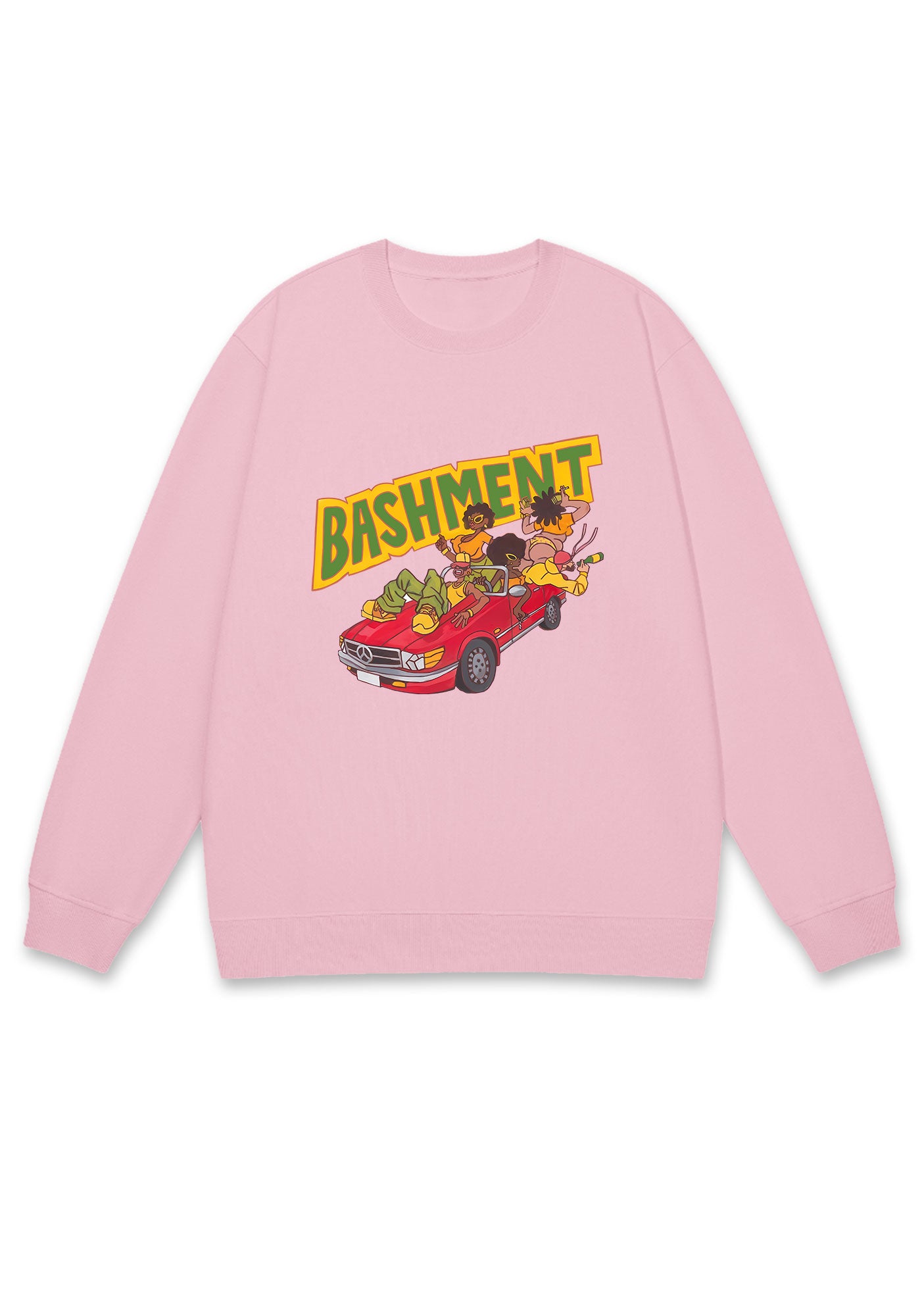 Bashment Red Car Y2K Sweatshirt