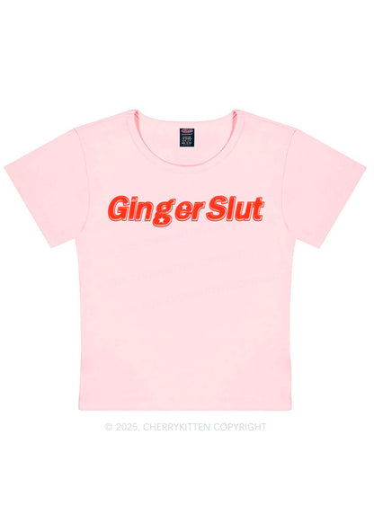 Ginger Slxt Y2K Baby Tee Cherrykitten