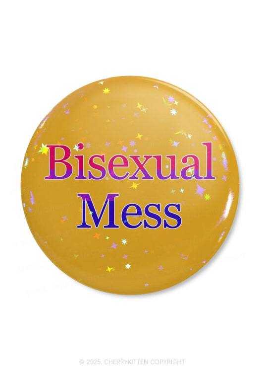 Bisexual Mess Pride 1Pc Y2K Pin Badge Cherrykitten