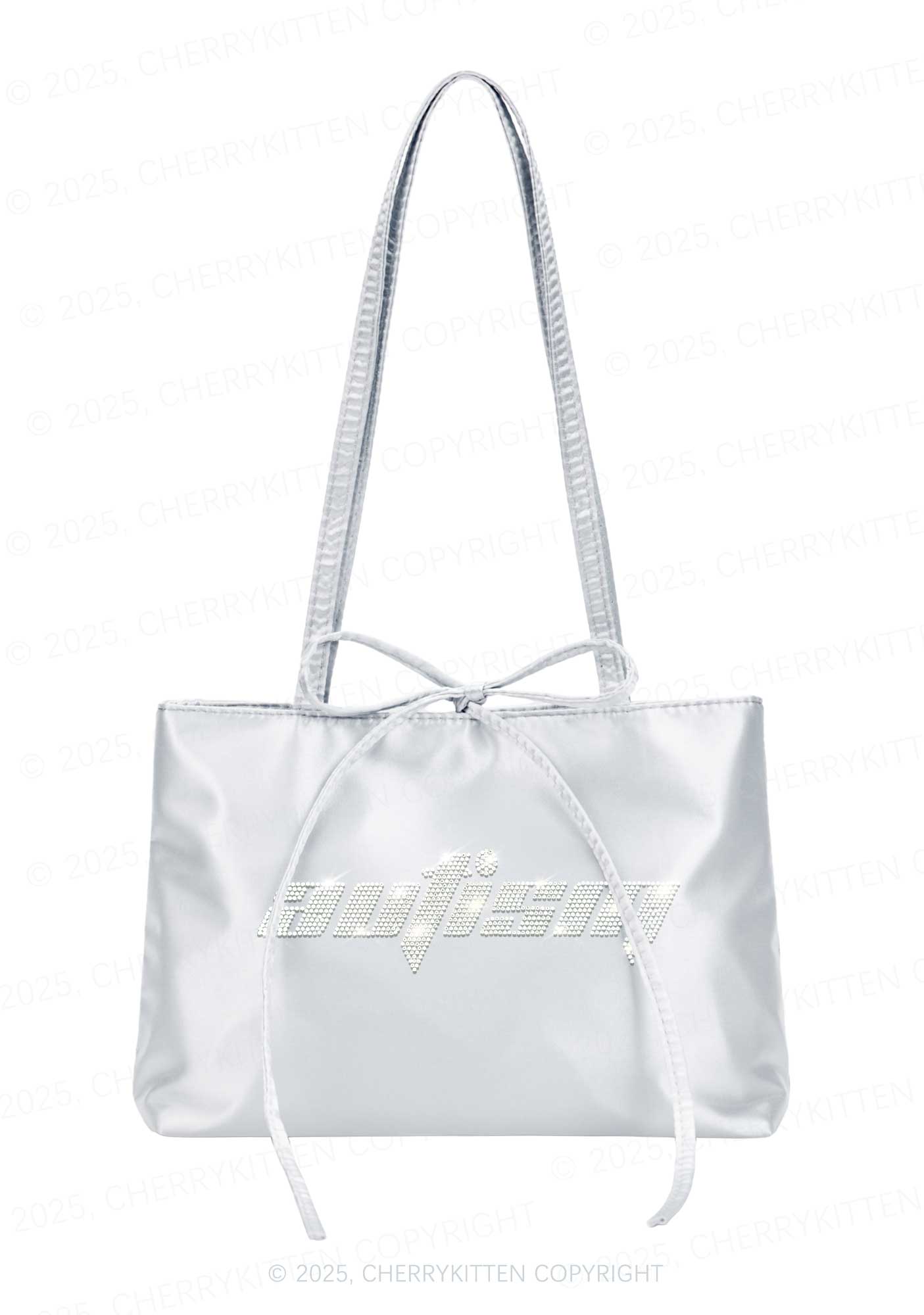 Rhinestone Autism Y2K Satin Bags Cherrykitten