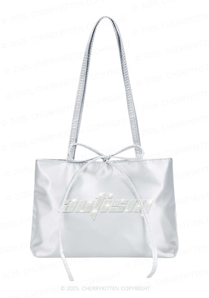 Rhinestone Autism Y2K Satin Bags Cherrykitten