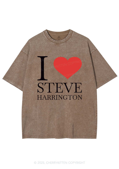 I Love SH Y2K Shirts Washed Tee Cherrykitten