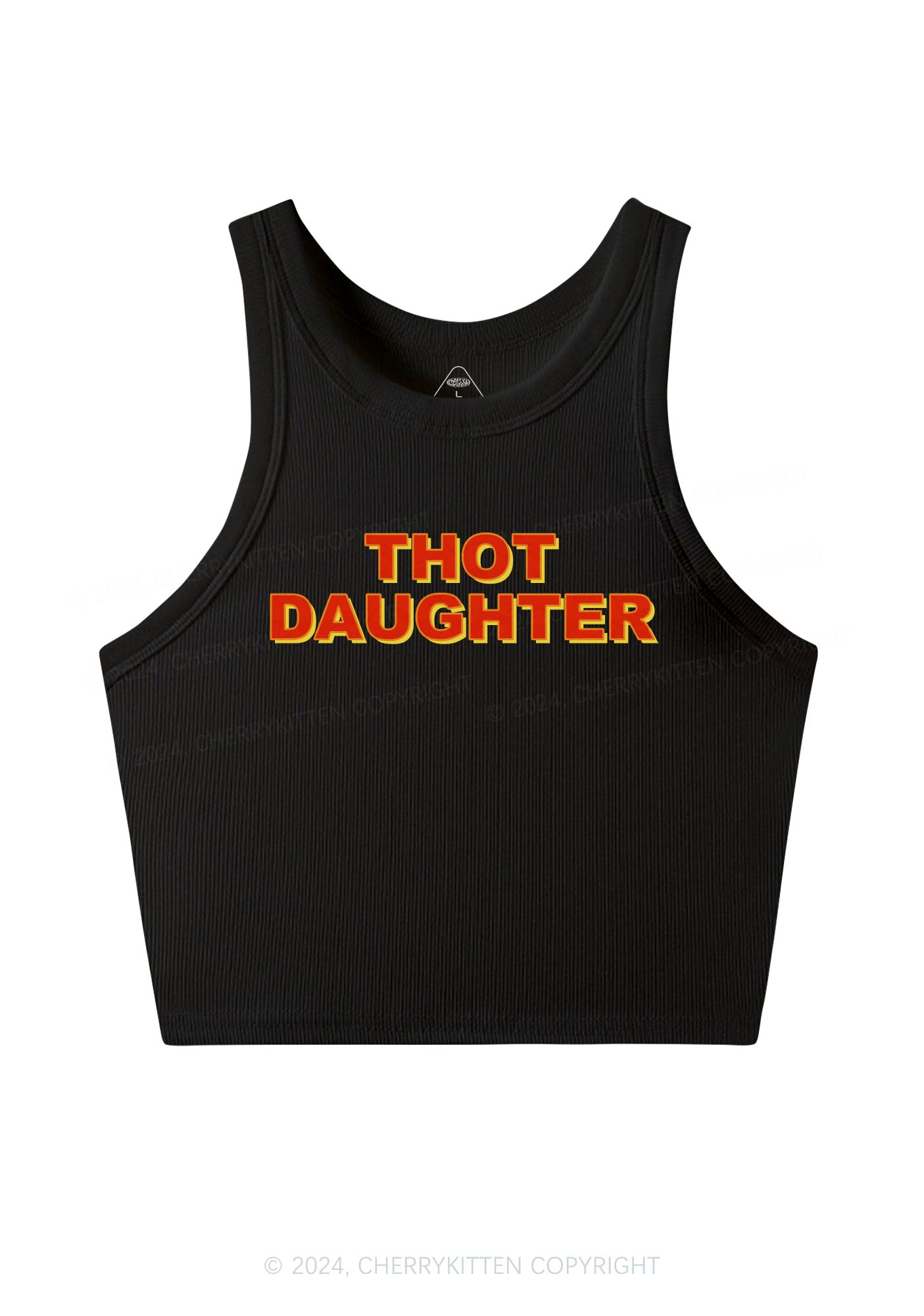 Thot Daughter Y2K Crop Tank Top Cherrykitten