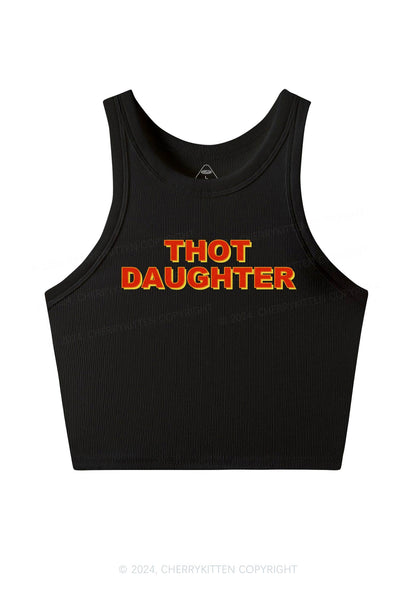 Thot Daughter Y2K Crop Tank Top Cherrykitten