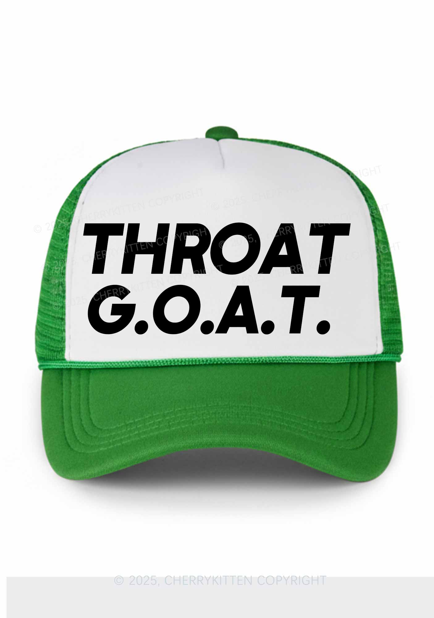 Throat Goat Y2K Colorblock Trucker Hat Cherrykitten