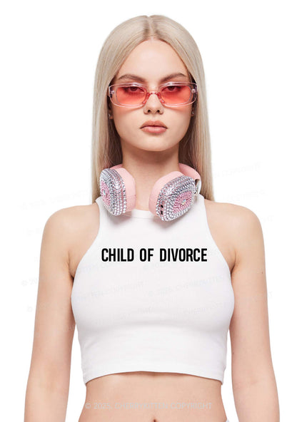 Child Of Divorce Y2K Crop Tank Top Cherrykitten
