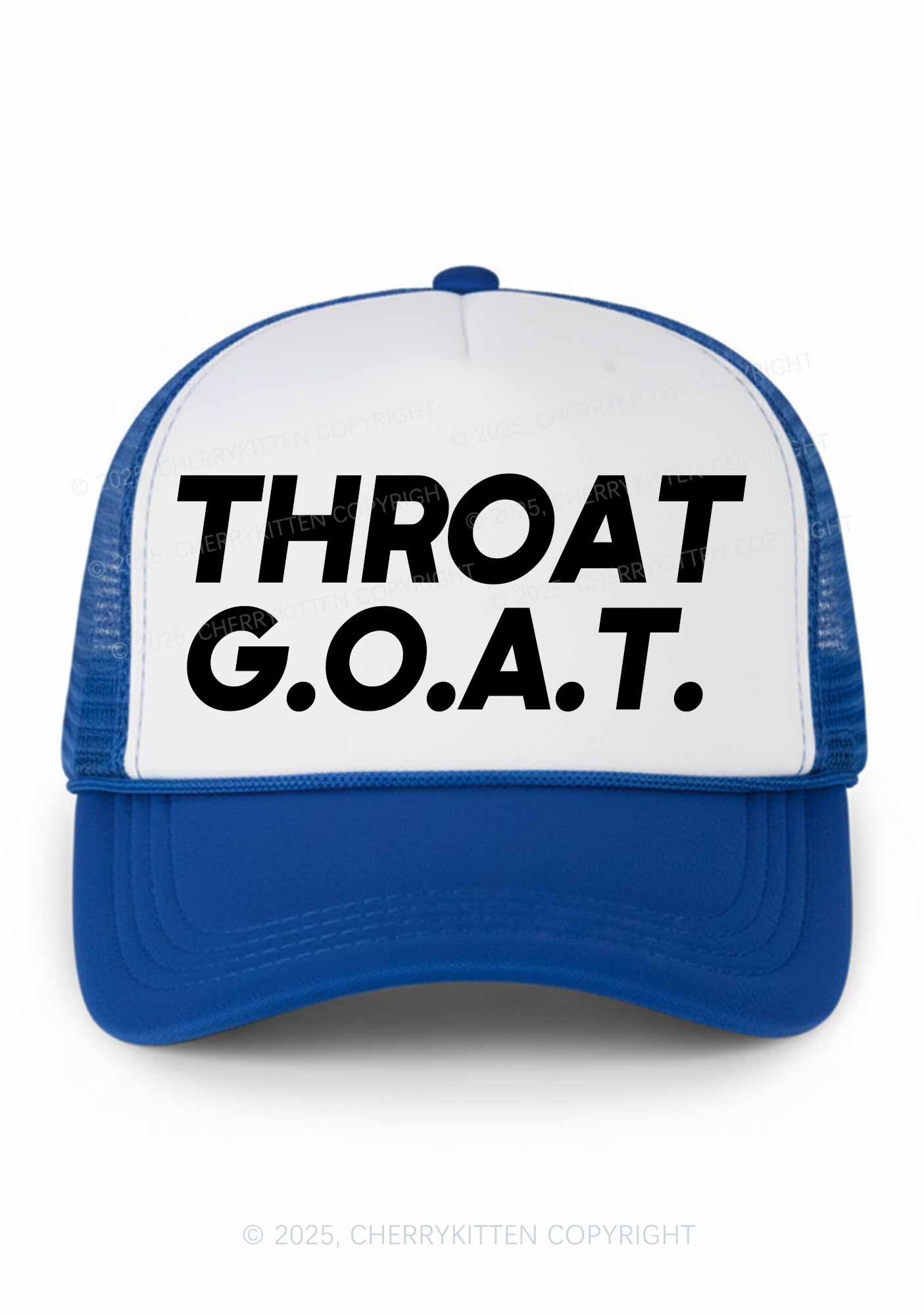 Throat Goat Y2K Colorblock Trucker Hat Cherrykitten