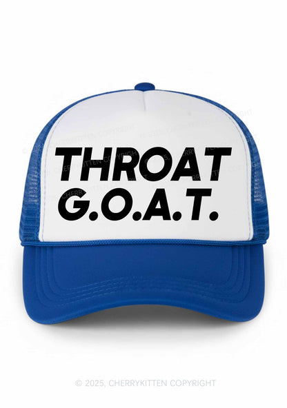 Throat Goat Y2K Colorblock Trucker Hat Cherrykitten
