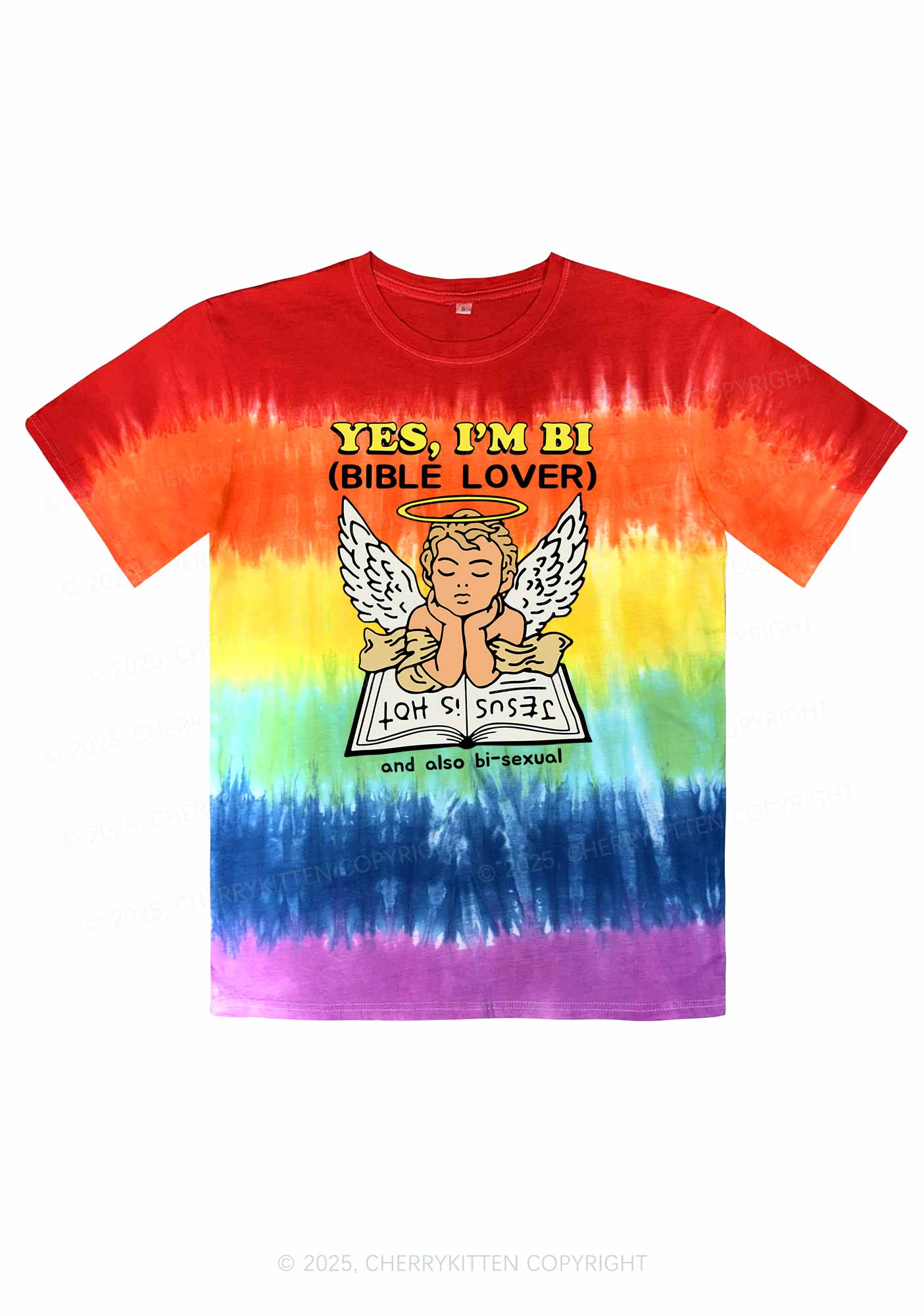 Bible Lover Pride Y2K Tie Dye Shirts Cherrykitten
