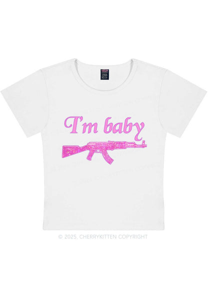 I Am Baby Y2K Baby Tee Cherrykitten