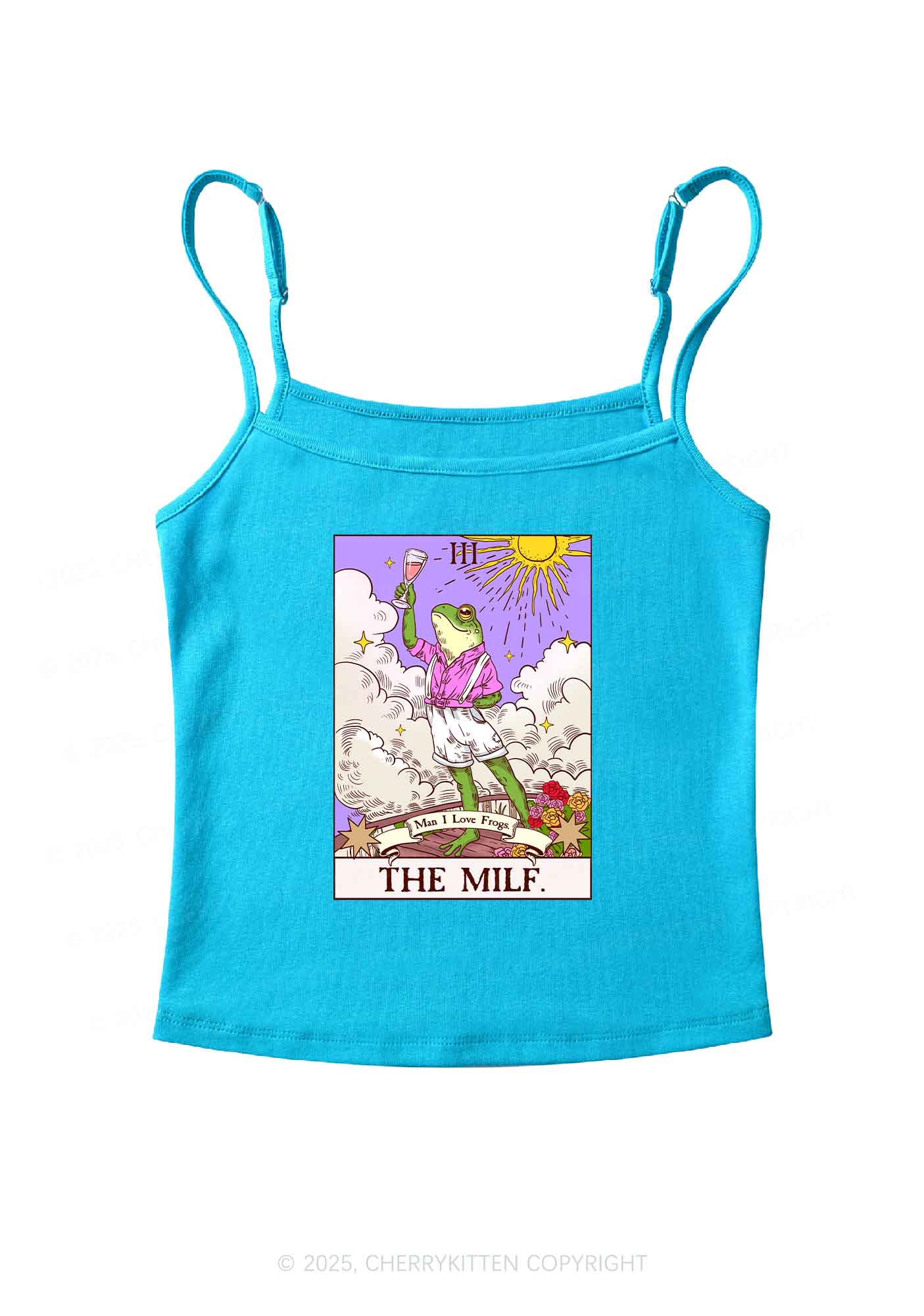 The Mxxf Frog Y2K Spaghetti Strap Cami Cherrykitten