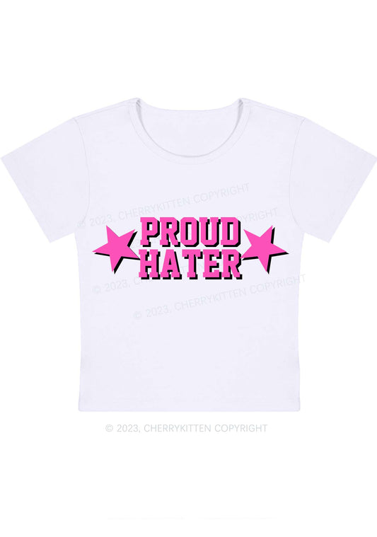 Proud Hater Y2K Baby Tee Cherrykitten