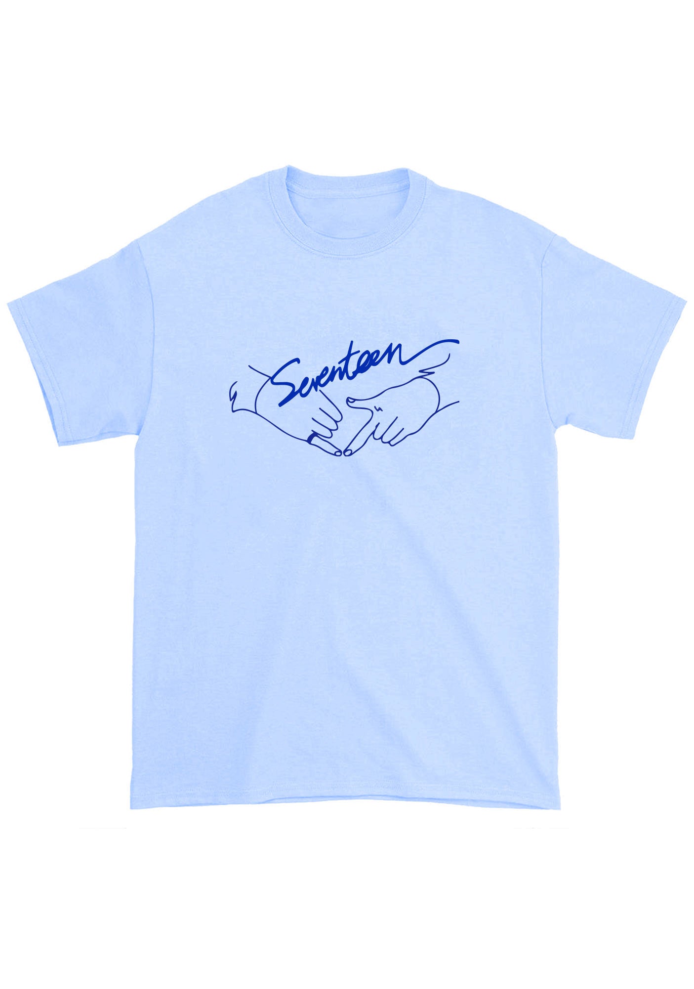Hand Gesture Svt Kpop Chunky Shirt