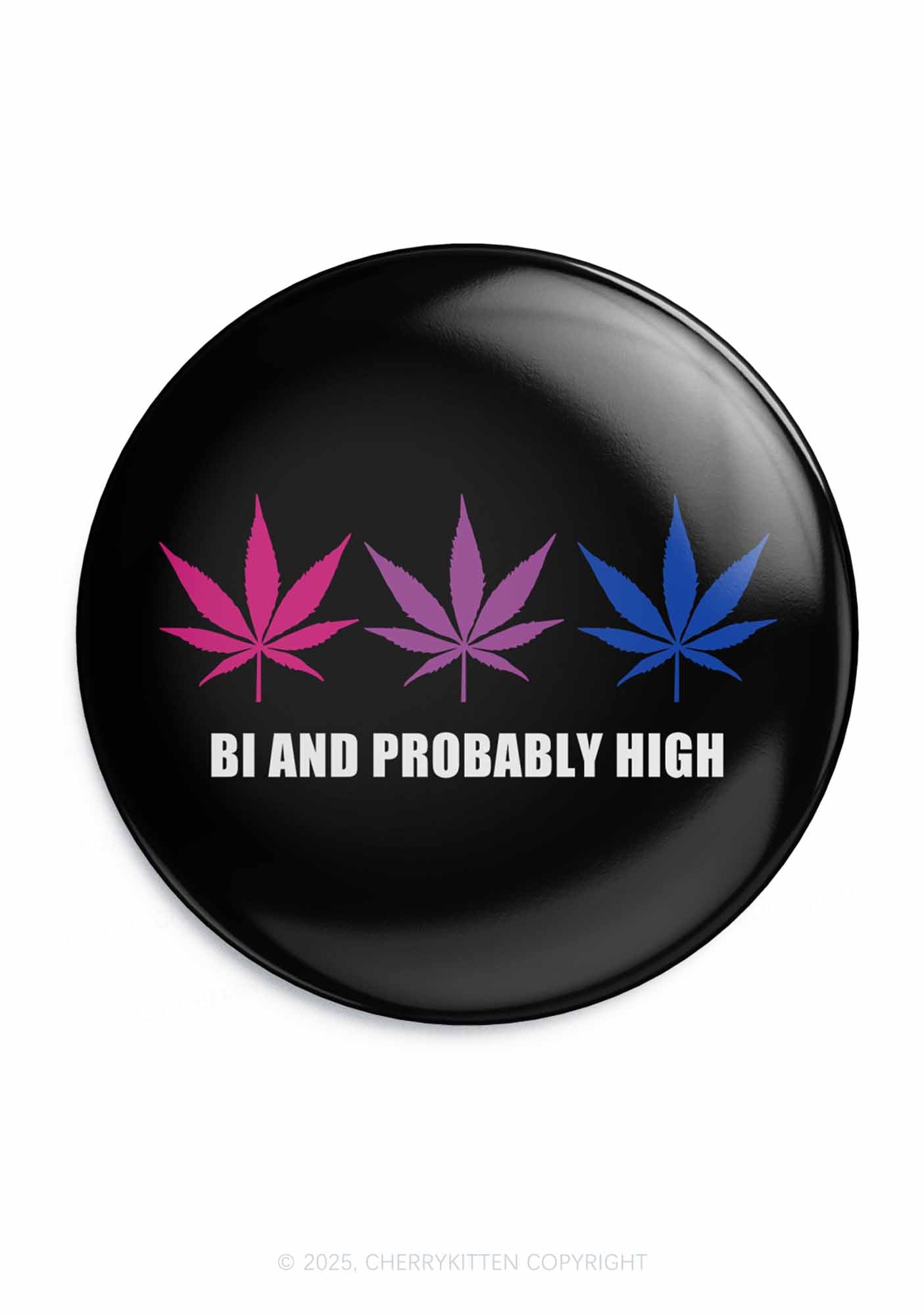 Bi and High Pride 1Pc Y2K Pin Badge Cherrykitten