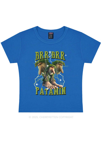 Brr Brr Patapim Italian Brainrot Shirt Y2K Baby Tee Cherrykitten