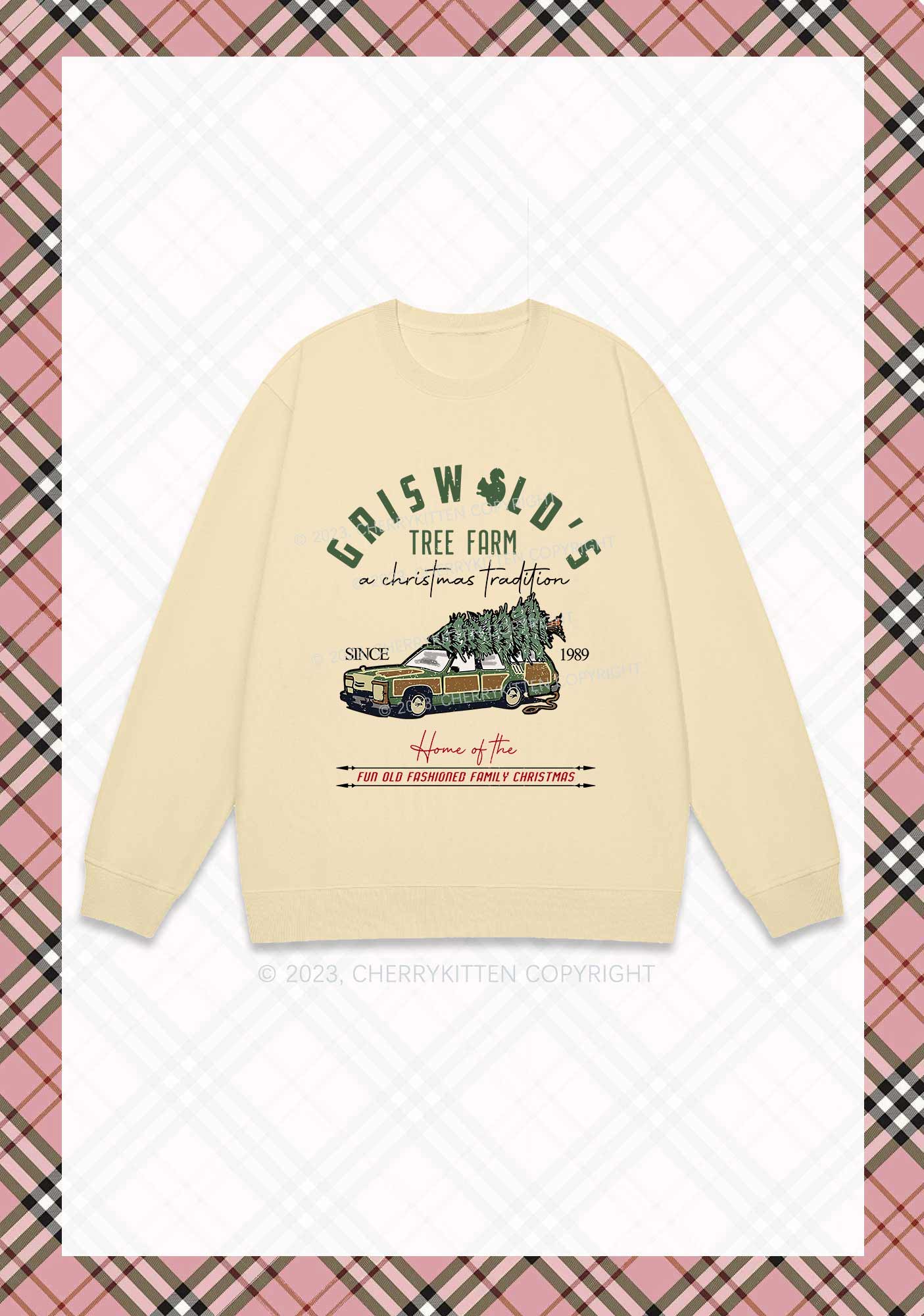 Christmas Tradition Since 1989 Y2K Sweatshirt Cherrykitten