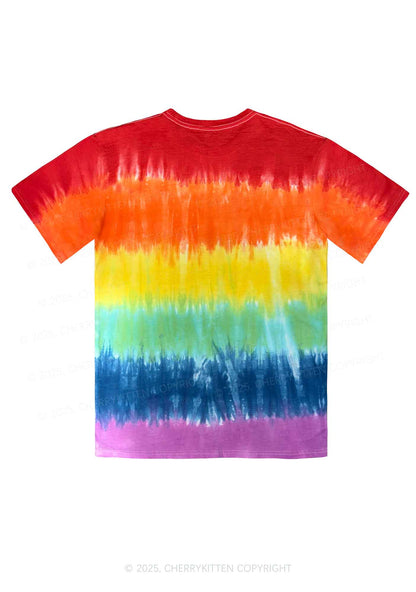 Faggot Stars Pride Y2K Tie Dye Shirts Cherrykitten