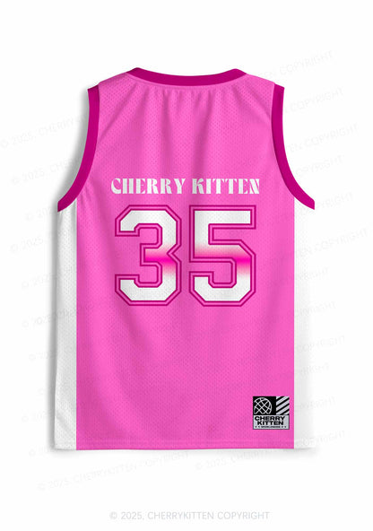 Custom Pink Spit In My Mouth Y2K Sport Jersey Tank Cherrykitten
