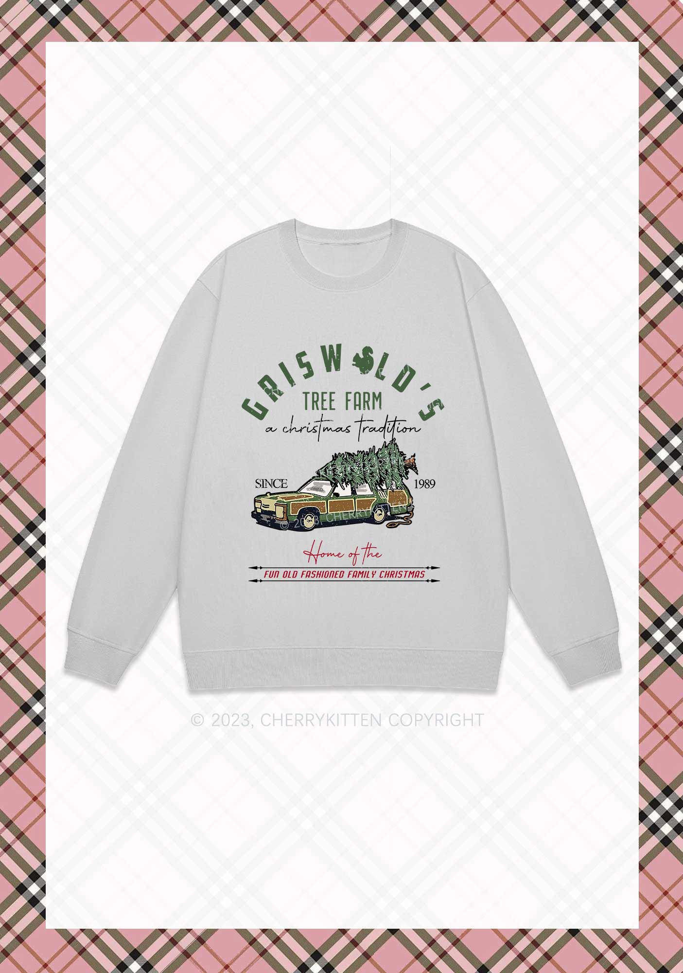 Christmas Tradition Since 1989 Y2K Sweatshirt Cherrykitten